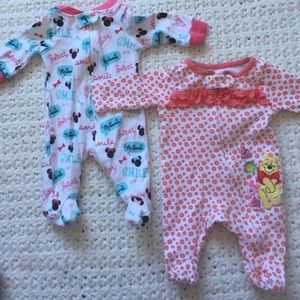 Two newborn onesies